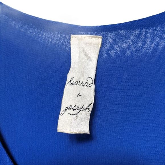 Anthropologie KONRAD + JOSEPH Cobalt Blue Maxi Dress 0 - Picture 6 of 10